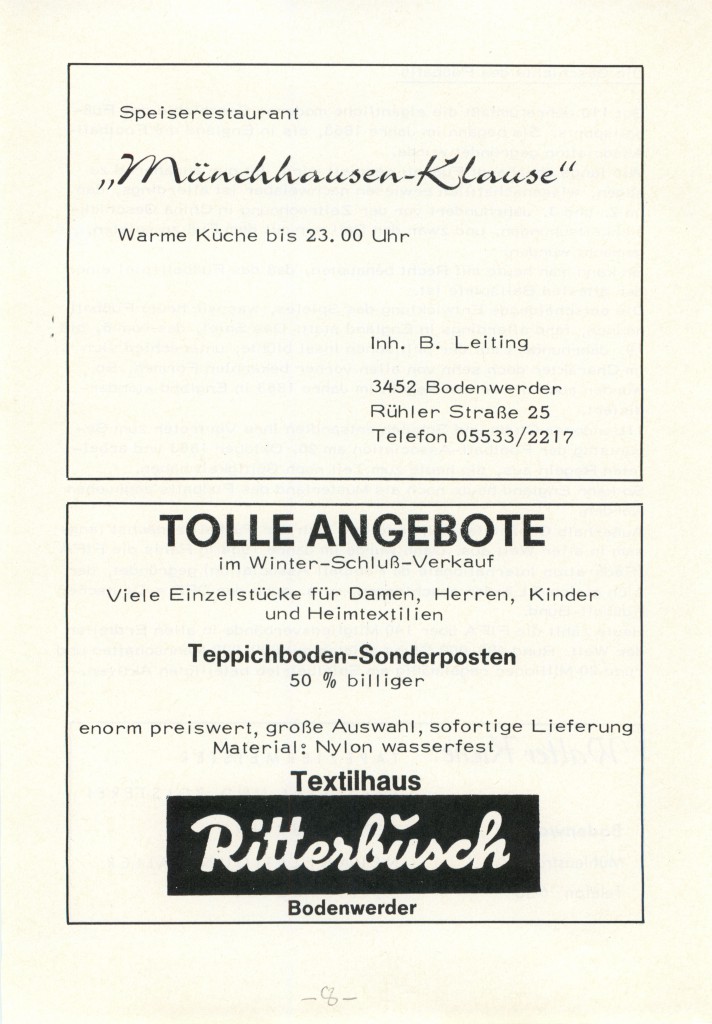 Festschrift 25 Jahre SC Münchhausen Bodenwerder 1975_8