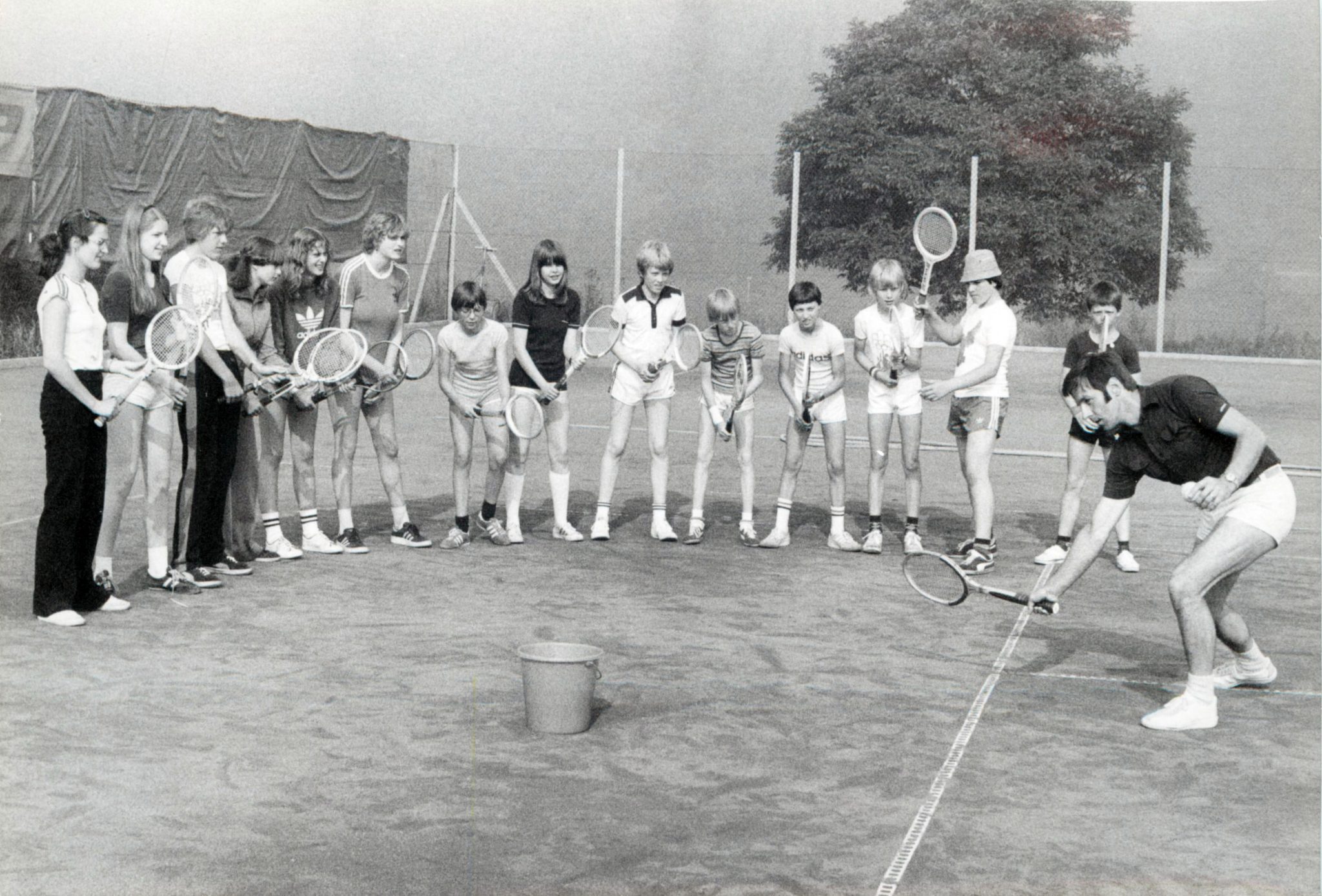 Tennis und Handball Kurs Juli/August 1980 Bodenwerder Damals