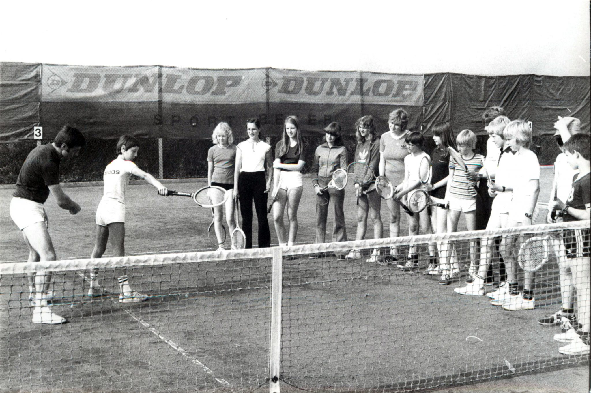 Tennis und Handball Kurs Juli/August 1980 Bodenwerder Damals