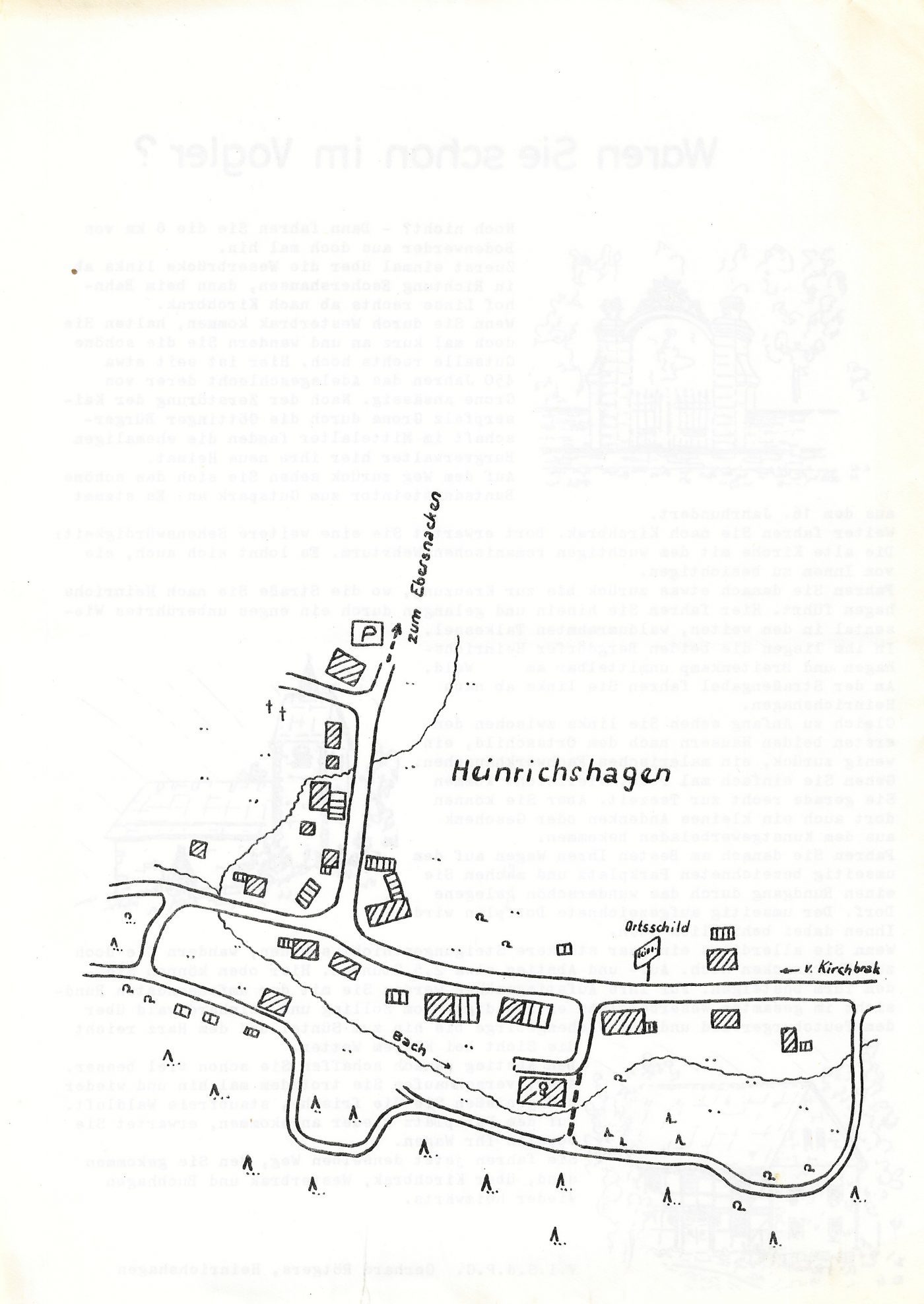 Waren Sie schon im Vogler? Bodenwerder Damals