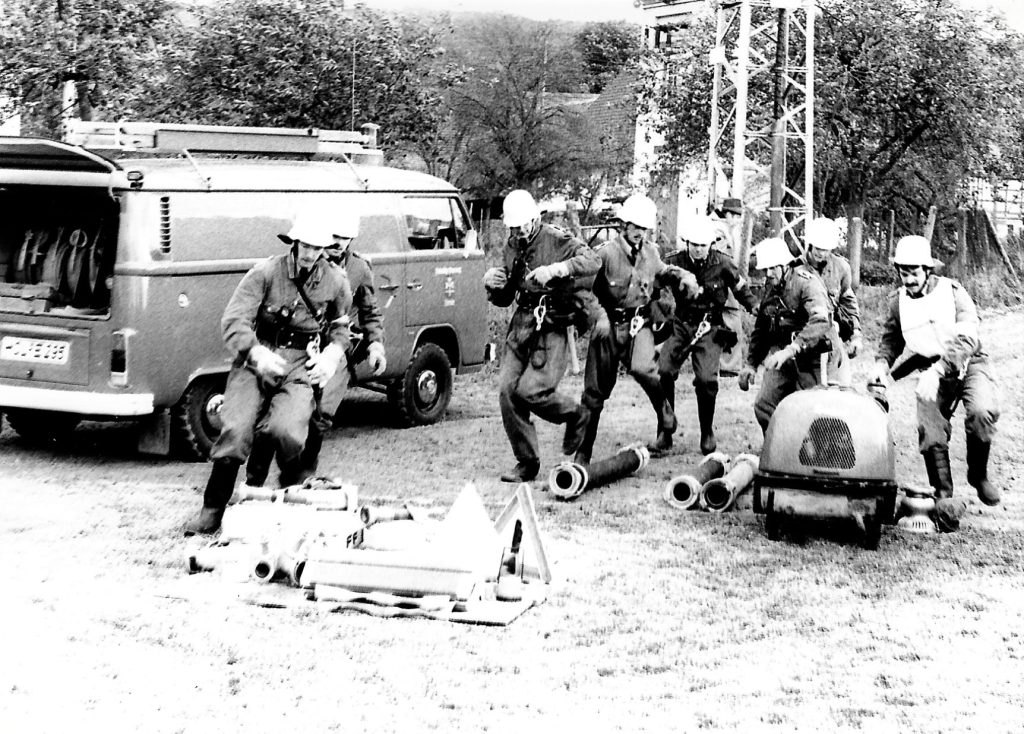 Freundschafts-Wettkämpfe Feuerwehr Dohnsen September 1981